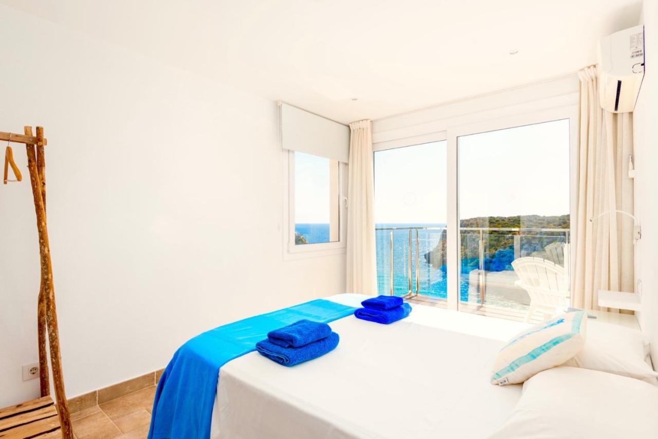 Seafront Villa Bellavista With Heated Pool By Dadovillas Cala En Porter  Exteriör bild