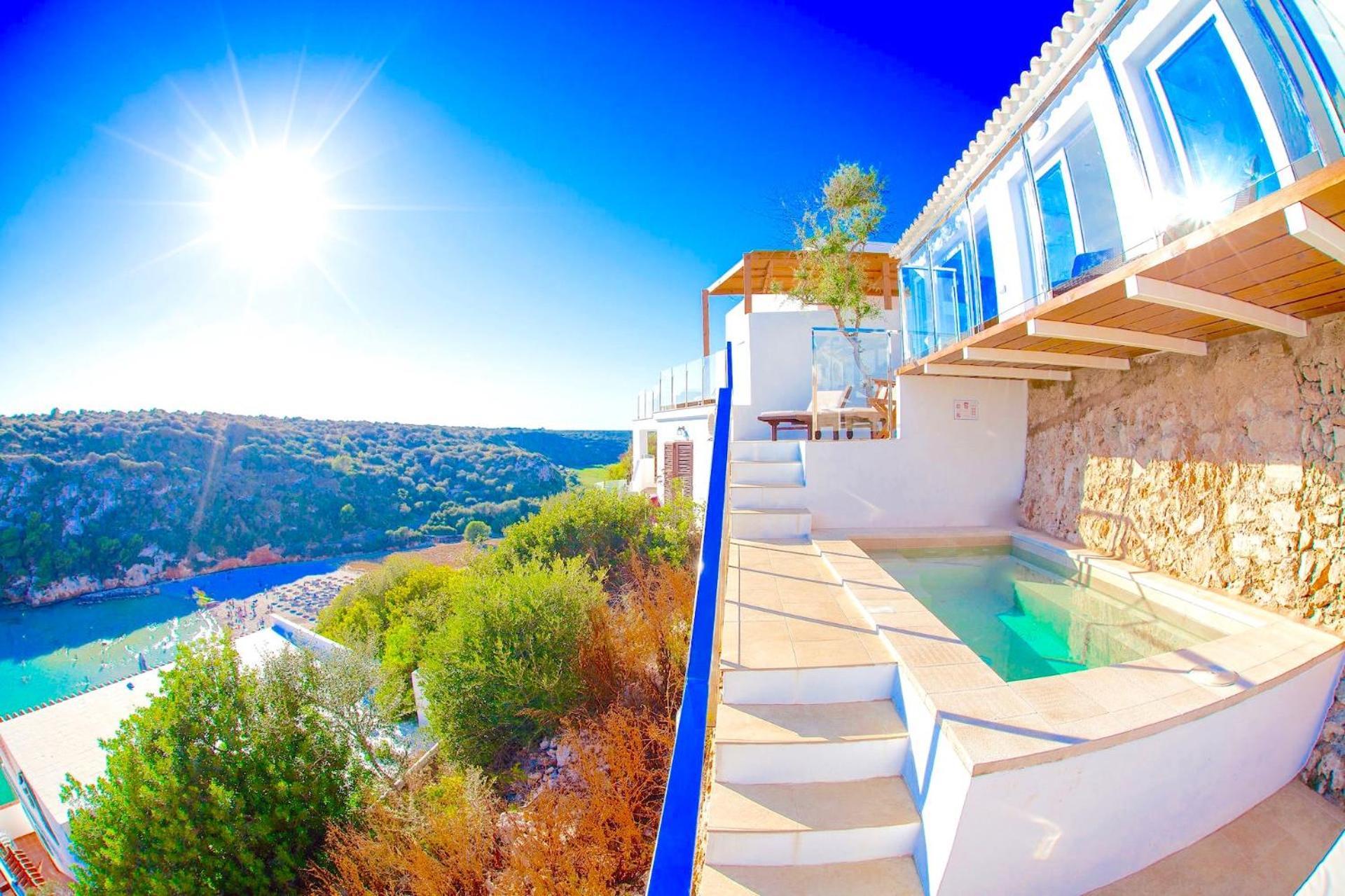 Seafront Villa Bellavista With Heated Pool By Dadovillas Cala En Porter  Exteriör bild